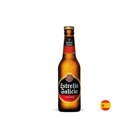 Cerveza Importada Estrella Galicia 330ml