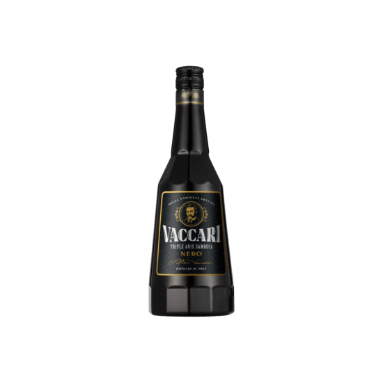 Licor Sambuca Vaccari Black 700 ml