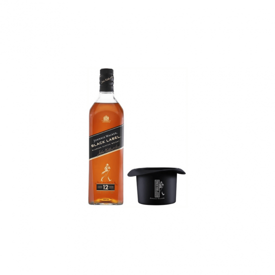 Whisky Johnnie Walker Etiqueta Negra 750ml + Hielera