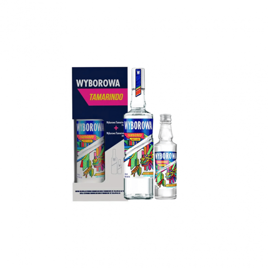 Kit Vodka Wyborowa Tamarindo 750ml + Wyborowa Tamarindo 200ml