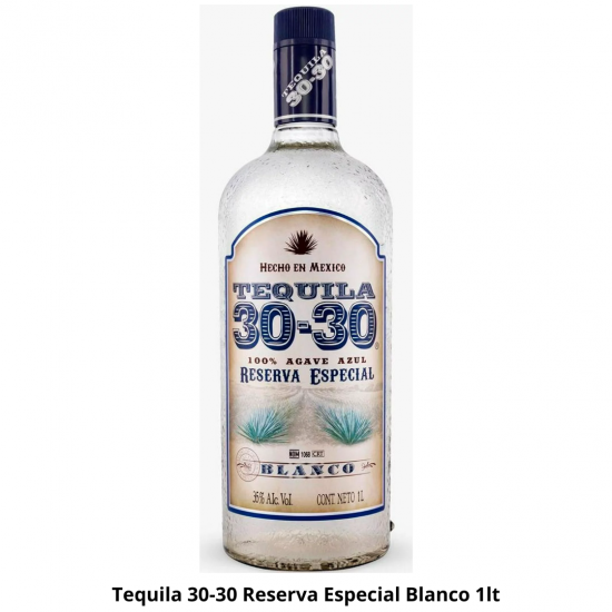 Tequila 30-30 Reserva Especial Blanco 1lt
